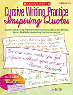 Cursive Writing Practice: Inspiring Quotes